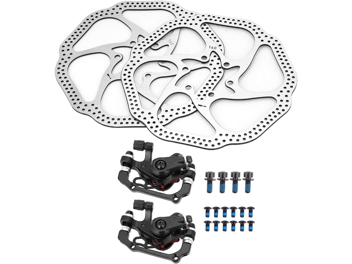 Conjunto De Freios Para Mountain Bike Com Freios A Disco Mecânicos, Resistentes A Altas Temperaturas Gokoco