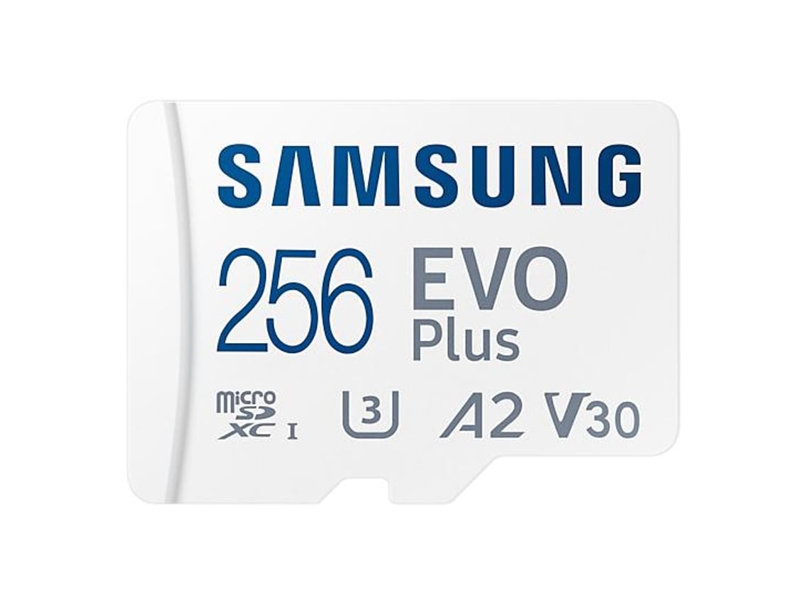 Cartão Memória Samsung EVO Plus 2021 MicroSd 256GB