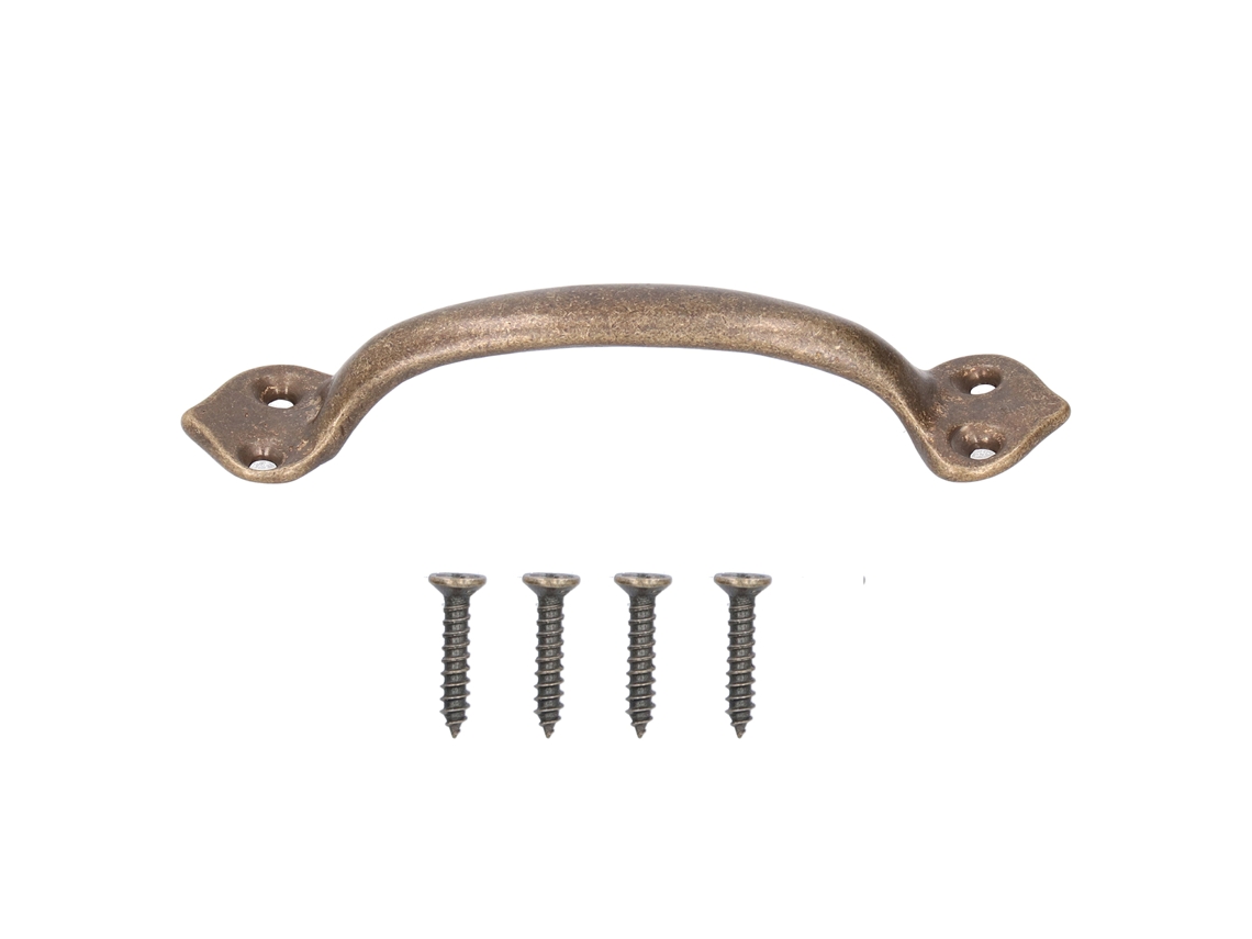 Alça de Cobre Antiga Arco para Gaveta Armário Porta Móveis Acessório Hardware