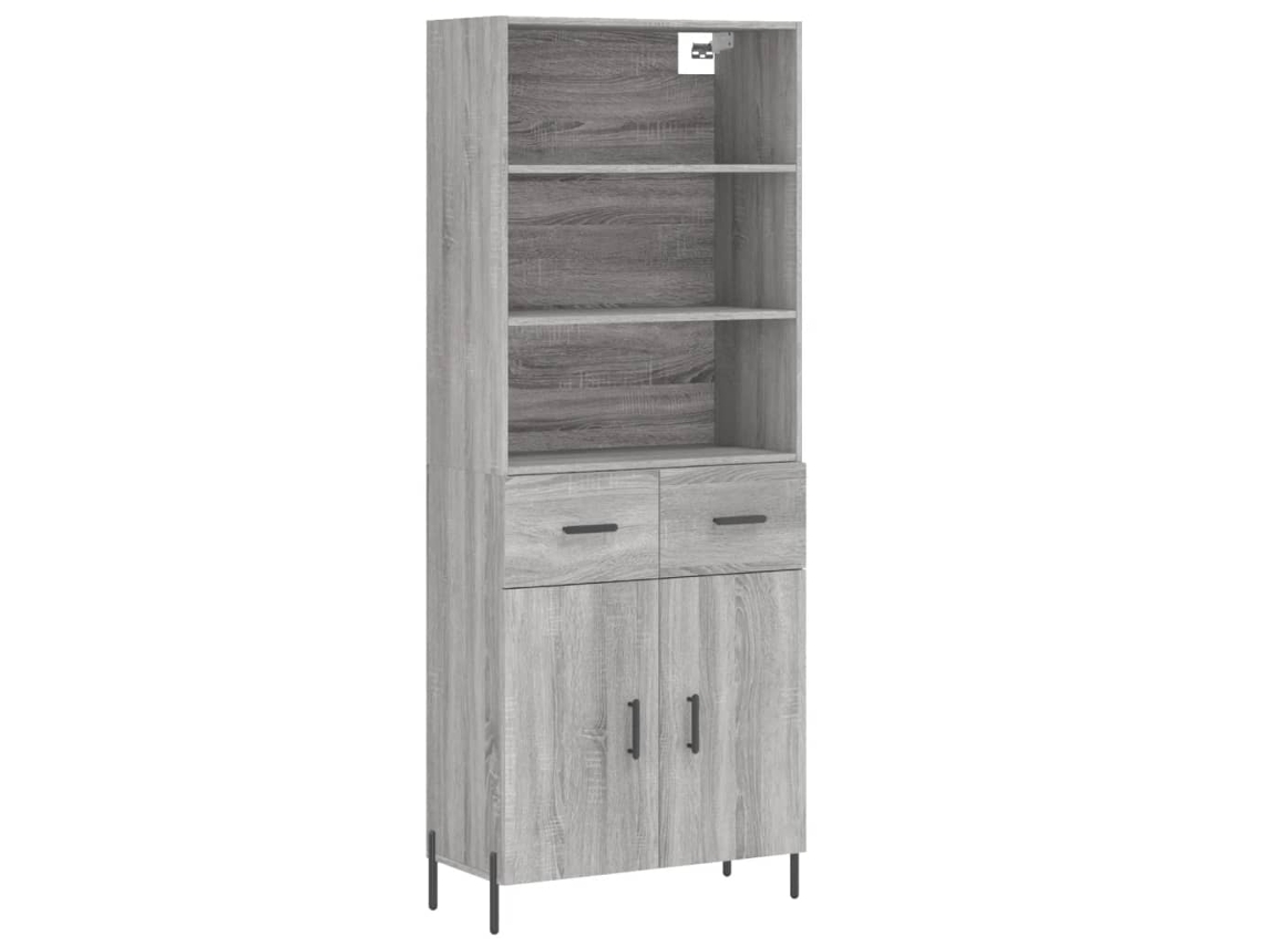 Highboard, Highboards Vidaxl Cinzeto Madeira Processada (n/a)