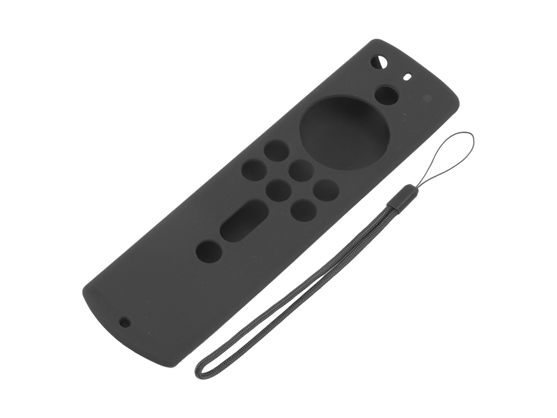 Capa Protetora de Silicone para Controle Remoto Fire Tv Stick 4k 2018, À Prova de Choque, Antiderrapante, Cinza. AQUAFORGE