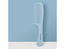 Pente Plano de Plástico com Dentes Largos para Massagem Capilar e do Couro Cabeludo (manual). MDUG (estilo 5, Azul)