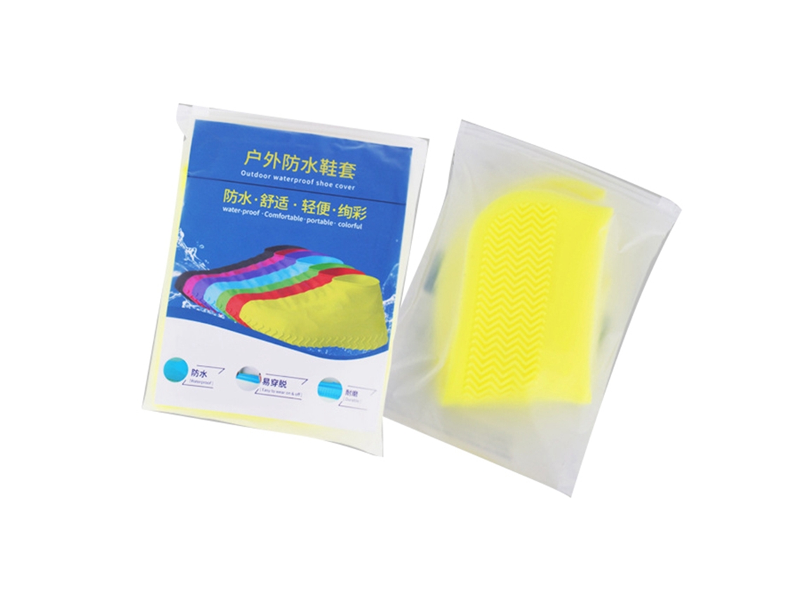 Capas de silicone impermeáveis para sapatos, tamanho M, para uso externo.