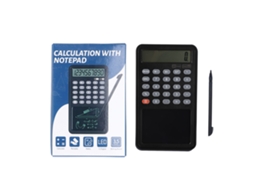 Ats calculadora com Display Lcd de 12 Dígitos Portátil Reutilizável para Escritório, Escola e Estudante