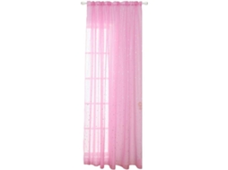 Cortinas Transparentes Prateadas Com Estrelas Para Janela De Quarto De Menina Estampa Romântica Gokoco