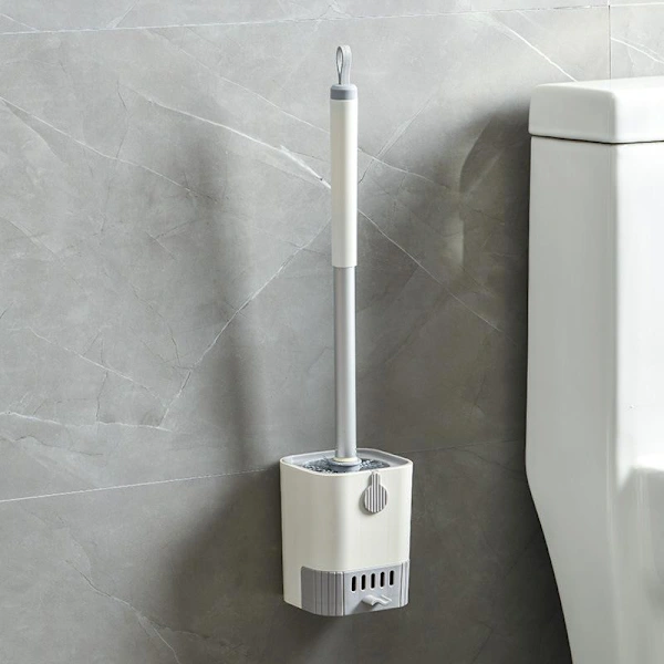 Porta papel higiênico em aço inoxidável com acabamento em níquel escovado, ideal para banheiro | AQUAFORGE