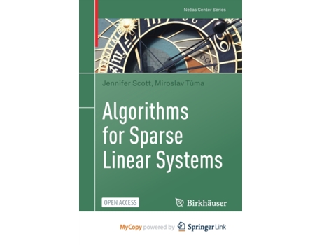 Livro Algorithms for Sparse Linear Systems de Scott Jennifer ScottTuma Miroslav Tuma (Inglês)
