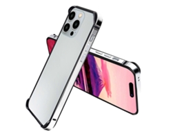 Capa Para Iphone 14 Pro Em Tpu, Prateado