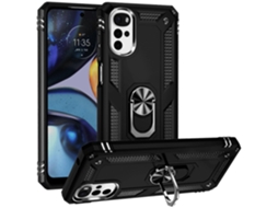Capa Para Motorola Moto G22 À Prova De Choque Em Tpu + Pc Com Suporte.