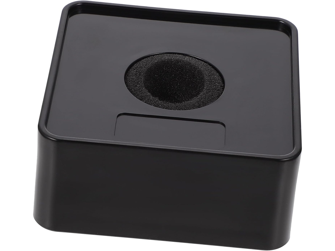 Suporte Para Microfone Kesyoo Em Acrílico Com Logotipo Entrevistas Profissionais, Design Quadrado Portátil, Abs Durável