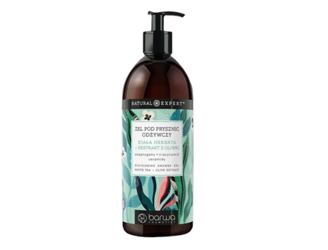 Invigorating Shower Gel With White Tea Olive Extract, 480 Ml Barwa
