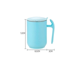 Caneca Térmica De Aço Inoxidável De 500ml Com Tampa E Alça Removível.