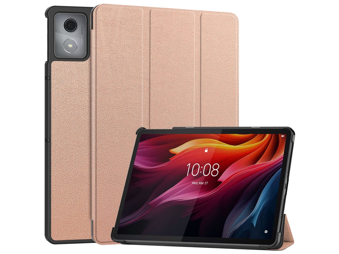 Capa Para Lenovo Tab K11 Plus 11.45 Polegada Ouro Rosa