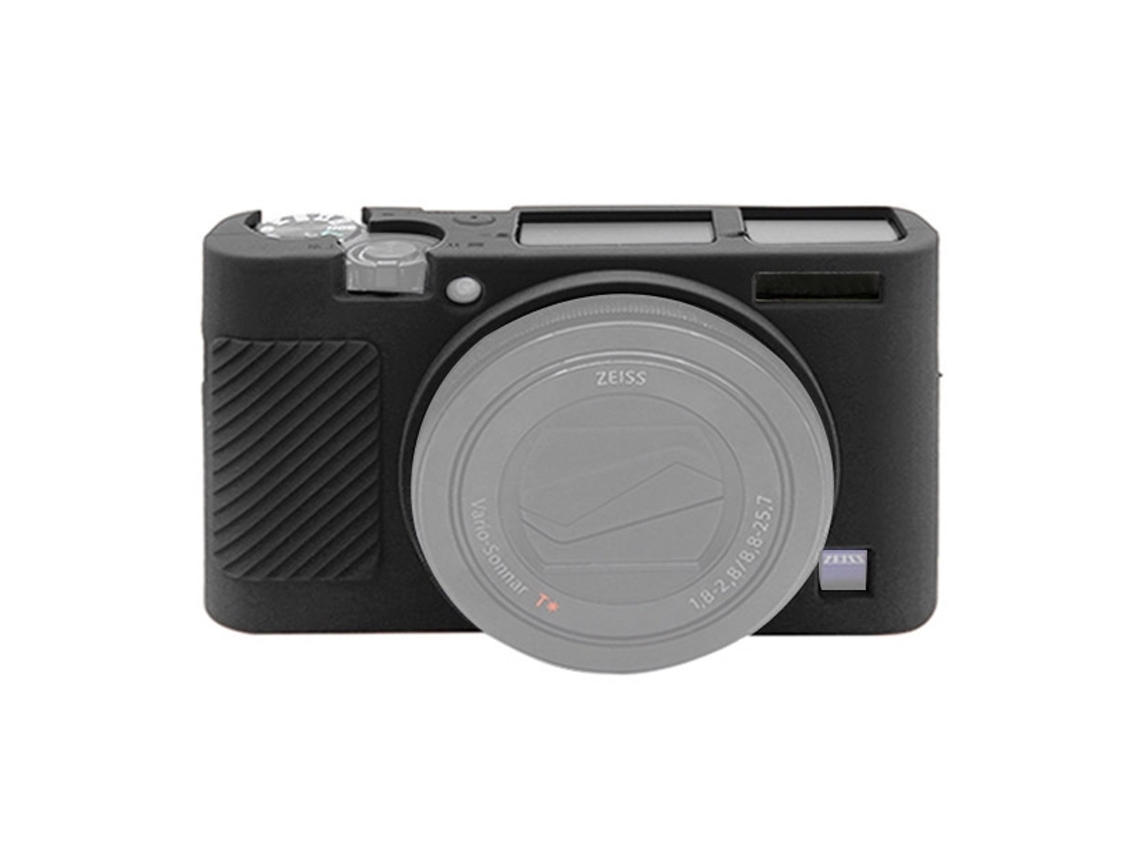 Capa Protetora de Silicone Macio para Sony Rx100 Vi Preta XIAOMOYU (m6)
