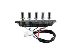 Painel controlador universal S/MARCA, para campanas, com 5 botões, interruptor de plástico e metal