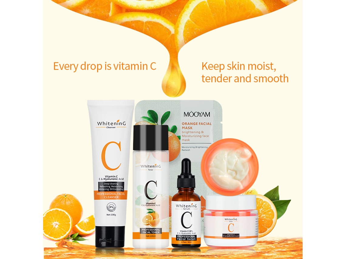 Kit Vitamina C Iluminador E Hidratante
