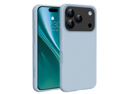 Capa Etteri Silicone Mag Para Iphone 17 Pro Azul Claro