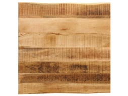 Vidaxl Tampo De Mesa C/ Borda Viva 40x40x3,8cm Mangueira Áspera Maciça