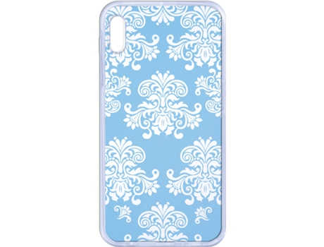 Capa Samsung Galaxy S8  flower01 Azul