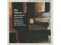 CD Violin Concerto 1 / Chamber Works-Pettersson / Hoelscher / Banfield