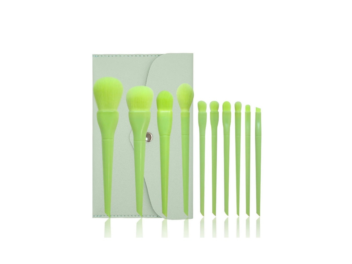 Conjunto de com 10 Peças Base Pincel para Sombra Conjunto de Pincéis de Macaron com Bolsa Cor 2 LUUCOZK