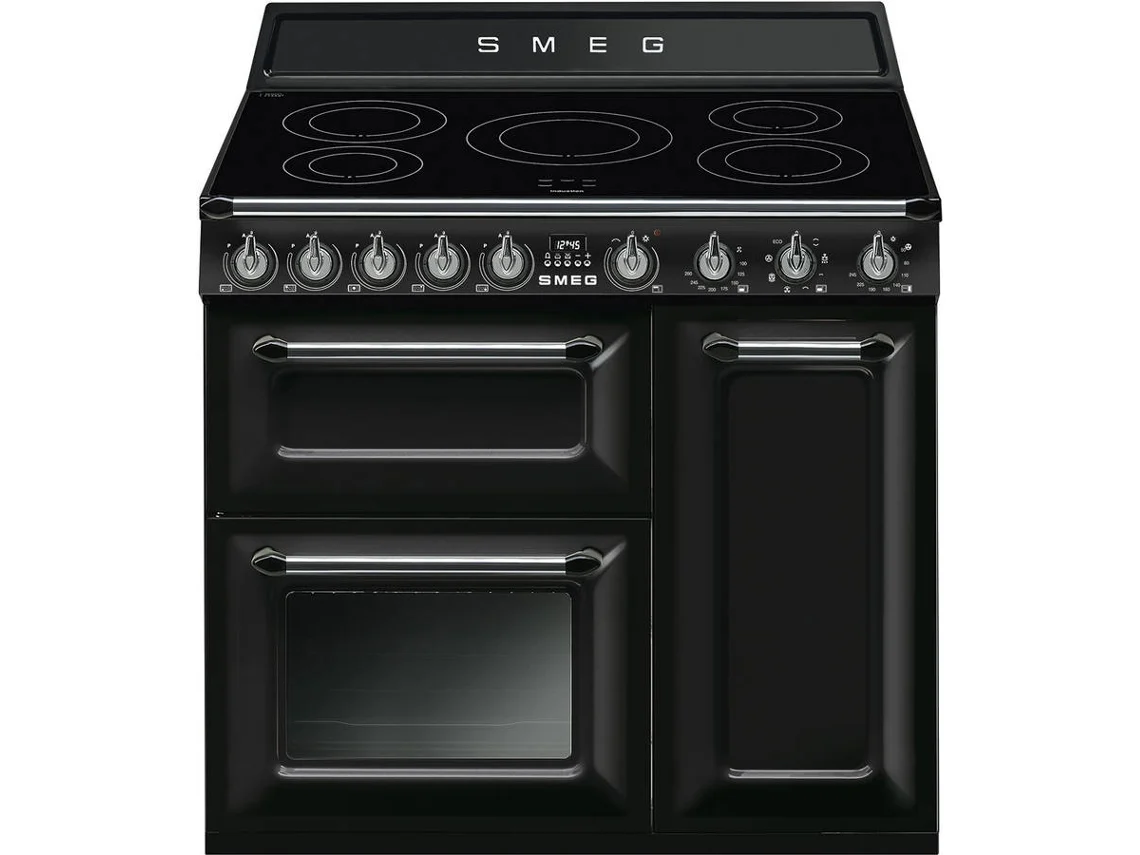 Fogão SMEG Victoria TR93IBL2 (159 L - Elétrico de de Indução - Preto)