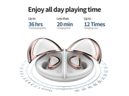 Auriculares Yizhood True Wireless Bluetooth Branco