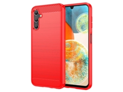 Capa De Celular De Fibra De Carbono Tpu Com Textura Escovada Para Samsung Galaxy A14 4g
