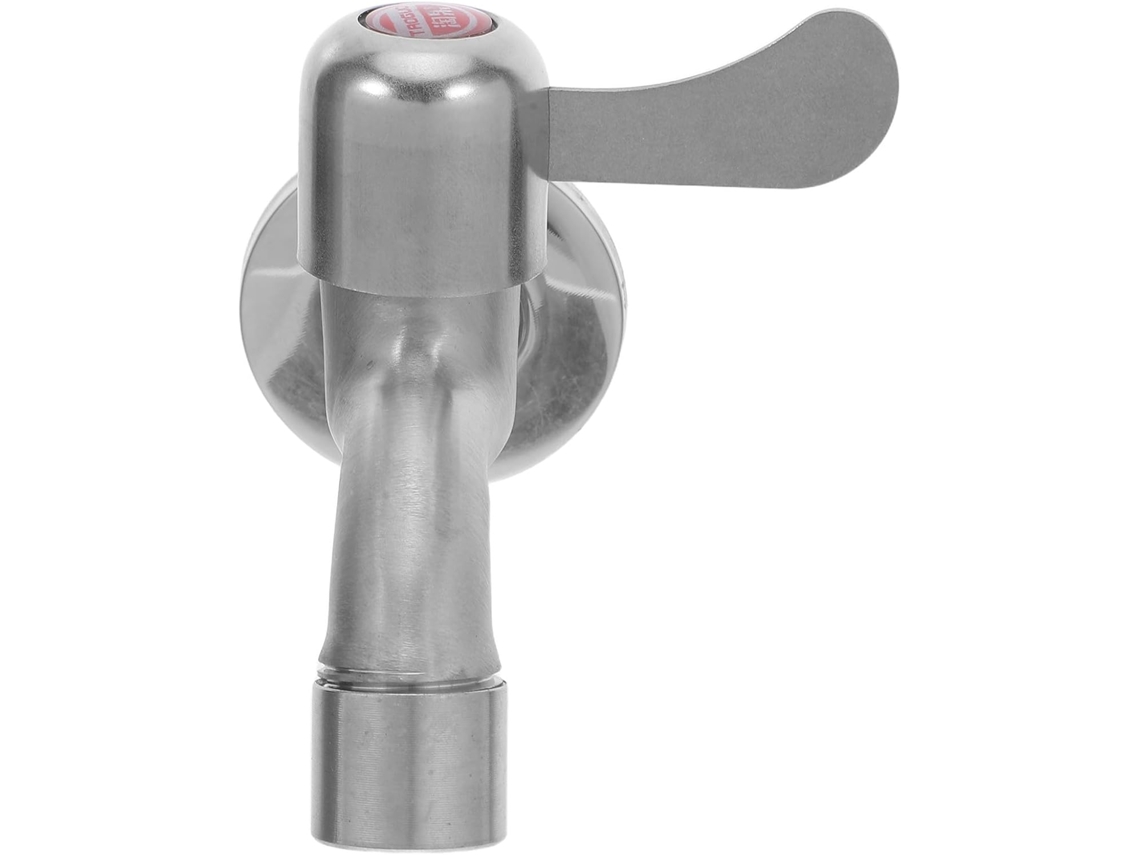 Torneira De Parede Externa Com Monocomando, Em Aço Inoxidável, Para