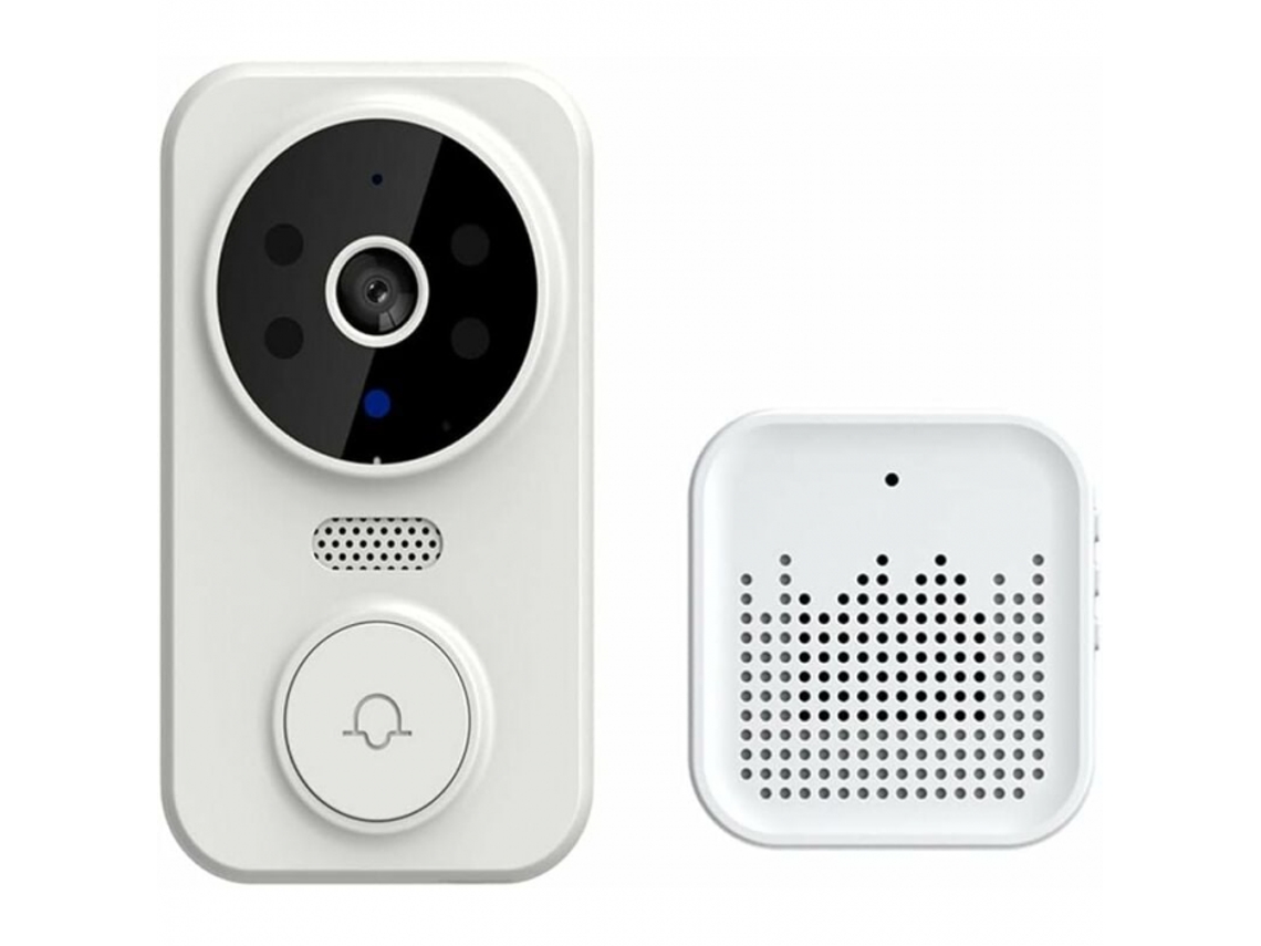 Lurelia Videoporteiro Inteligente, Wi-fi 2,4ghz, Deteção Movimento, Sem Fios, Ajustável, 1000mah
