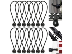 Cordas Elásticas Com Bola, 50 Unidades, Elástica, Para Lonas, Tendas