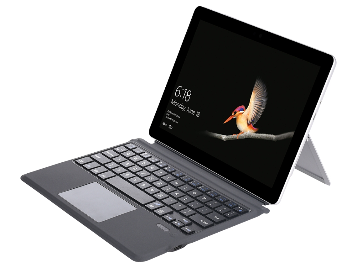 Capa Flip e Teclado Bluetooth YIMGOTTA 2087A para Surface Go/Go2/Go3