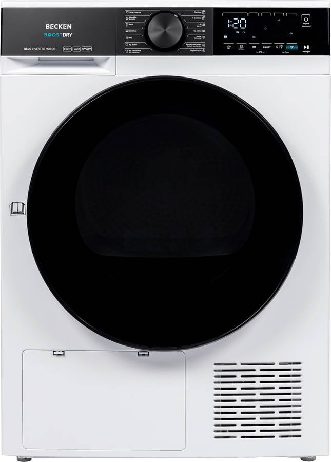 Máquina de Secar Roupa BECKEN Boostdry BDM9204HP (9Kg - Bomba de calor - Branco)