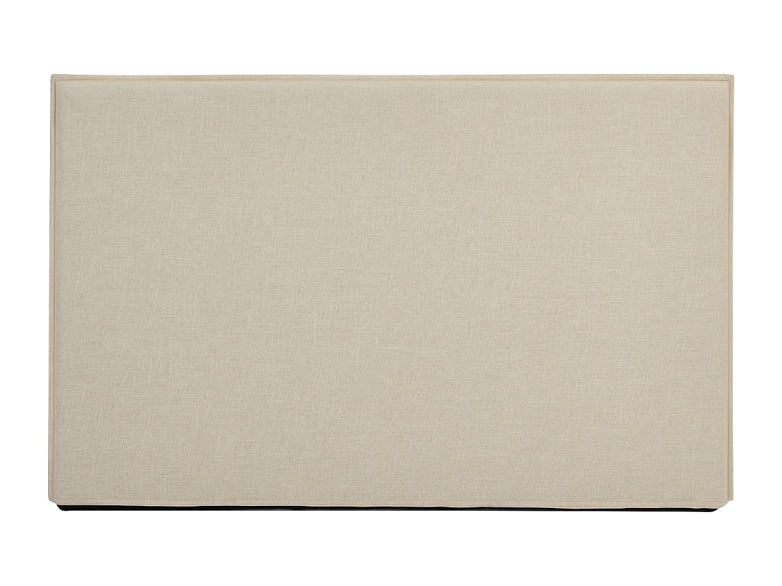 Cama Com Cabeceira Tahime VENTE-UNIQUE.PT Algodão Bege (140x200cm.140x200cm)