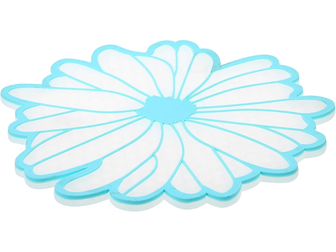 Tapete De Silicone Isolante Térmico E Anti Escaldante Para Xícaras Panelas, Com Estampa Floral. Vayotoy