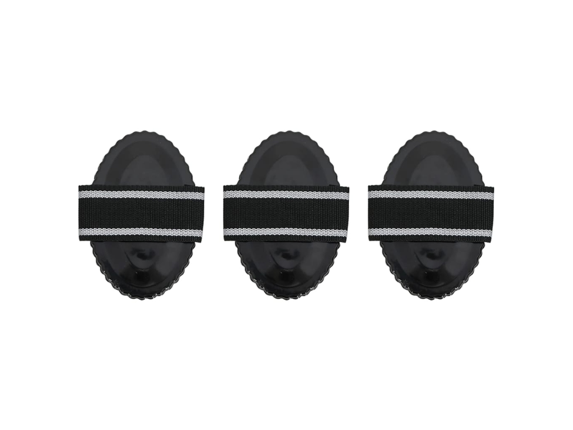Vidaxl Pentes Curry 3 Pcs Aço Preto