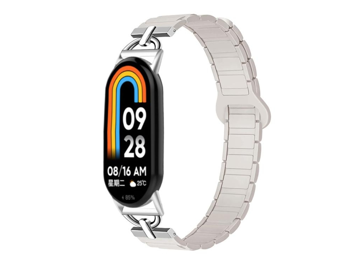 Bracelete para Xiaomi Smart Band 10/9/8 Silicone Magnético Três Esferas em D Starlight XIAOMOYU