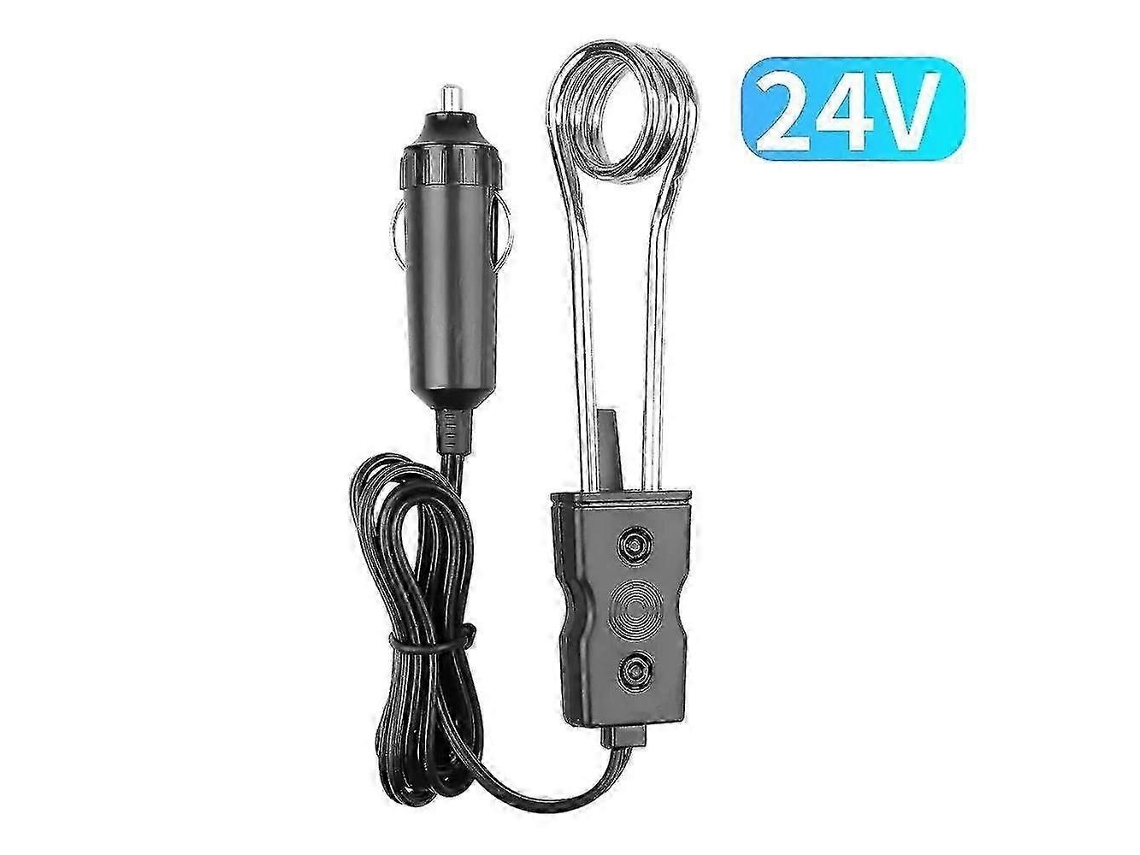 Aquecedor de Água Elétrico Mini Imersão Instantâneo 25 26, Resistência Aquecimento 12v/24v, Aquecedo R Portátil para Carro, Elemento GOKOCO