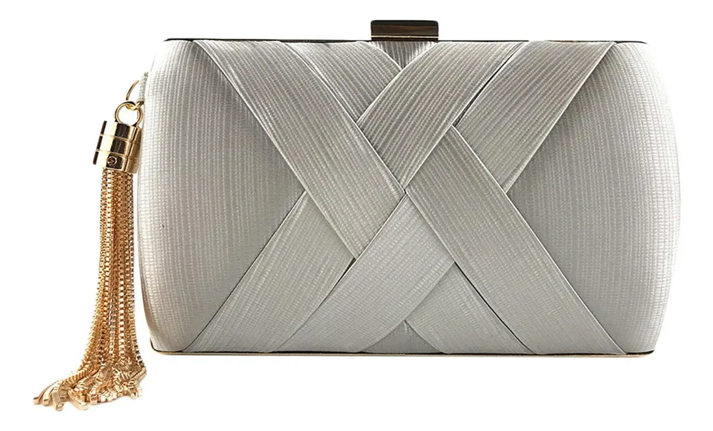 Nova Bolsa De Noite Feminina Elegante Com Pingente, Bolsa Clutchvayotoy