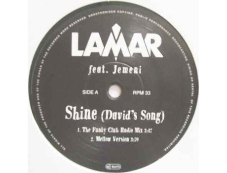 Vinil Shine Davids Song X-cell Records