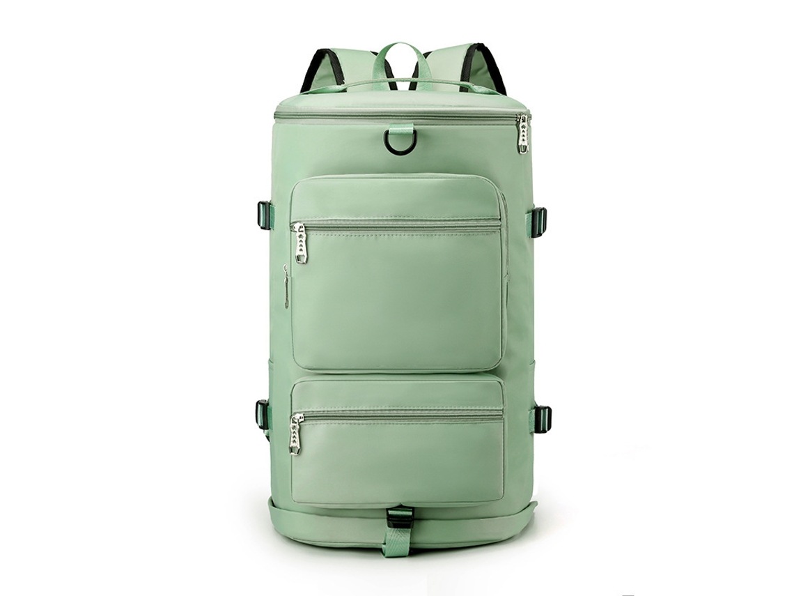 Mochila Viagem Casual Grande Capacidade Verde 20 35l Unissex Bolsa Academia Compartimento Sapatos Separado Sfushos