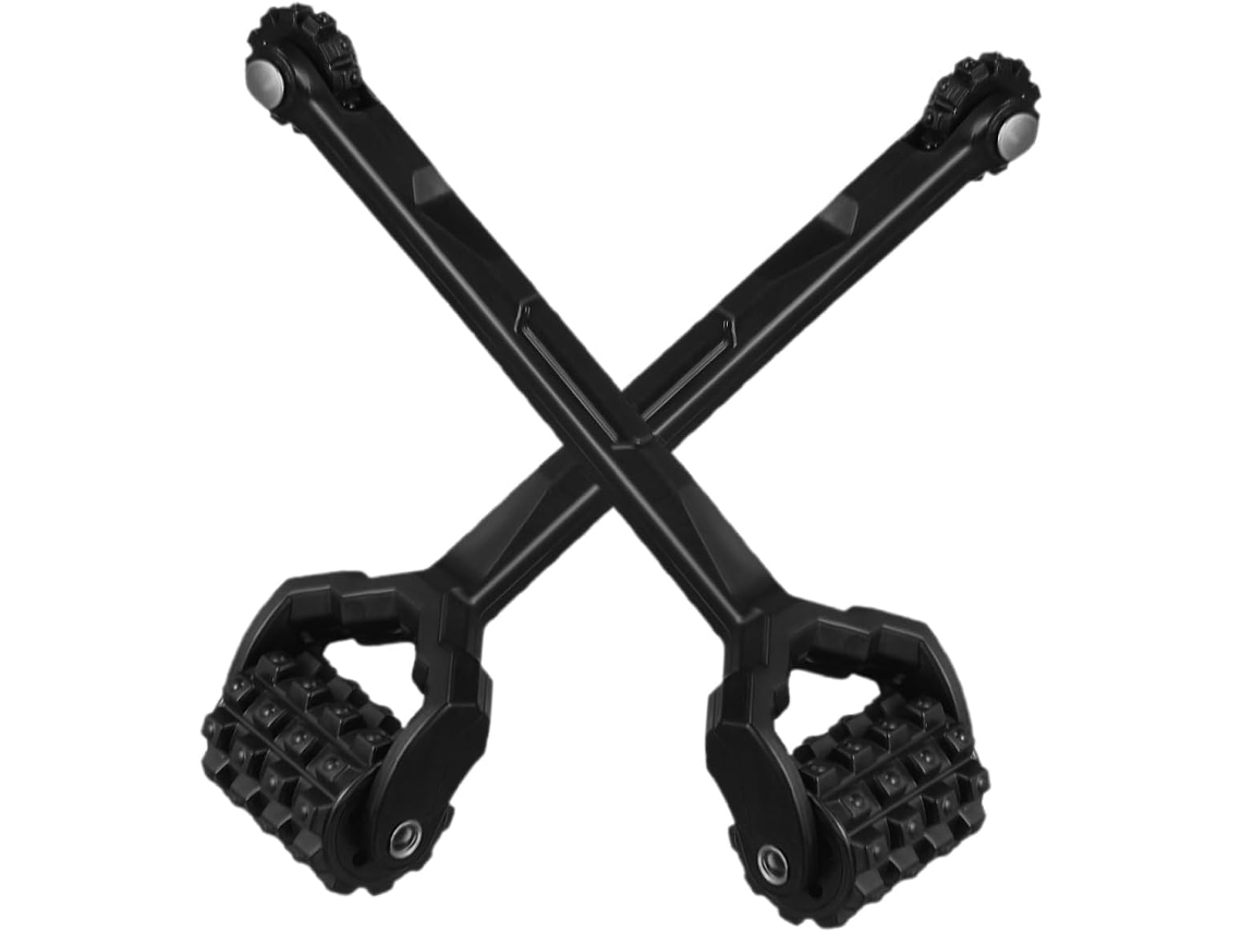 Conjunto De 2 Roletes Acústicos Cabeça Dupla Para Rodas Carro,