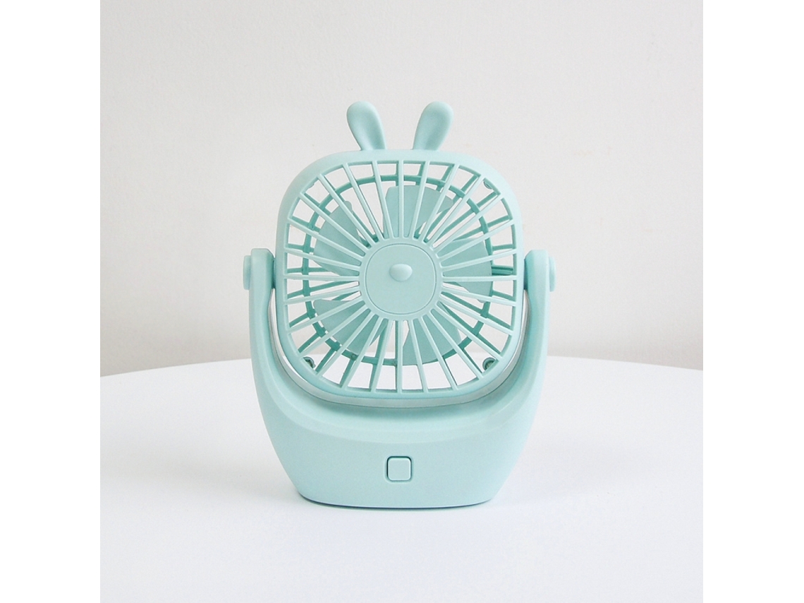 Ventoinha de Mão HALINUIA Usb Portátil Silenciosa (design Infantil, Recarregável, 3 Velocidades)