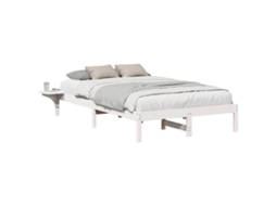 Estrutura da Cama Branco 140 X 190 Cm MAISON EXCLUSIVE