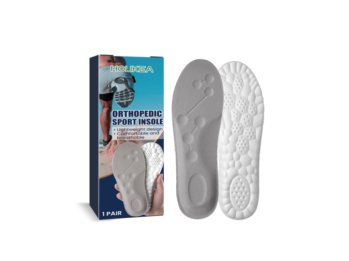 Insole Esportiva com Suporte do Arco e Correção Postural, Resistente e Antiderrapante LAXISCREED