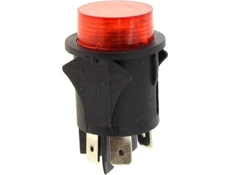 Interruptor vermelho de 4 pinos para limpador a vapor Astoria, limpador a vapor Polti - 3665392097204