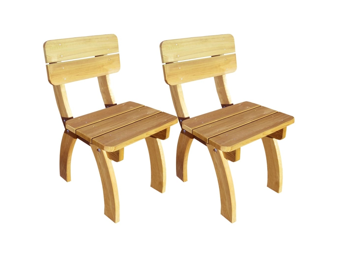 Garden Chair, Garden Chairs Vidaxl Marrom Madeira De Pinho (n/a)