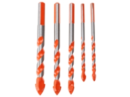 Conjunto De Brocas Laxiscreed De 5 Peças Triangulares Para Várias Superfícies, Compatível Com Furadeiras Manuais E Elétricas