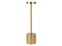 Lampa de Mesa Sem Fios, Recarregável e Usb, Cor Dourada, LAXISCREED