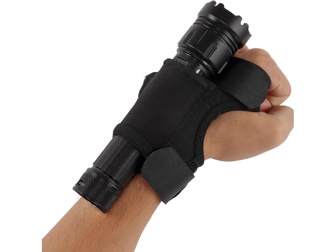 Luvas de Mergulho com Lanterna, Suporte Universal de Nylon para Lanterna BRILVIBERA